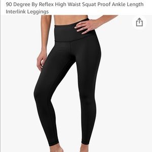 90 Degree by Reflex Black Leggings